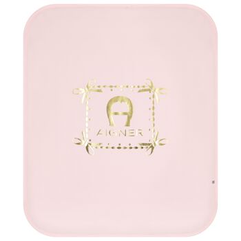 Baby Girls Pink & Gold Logo Blanket