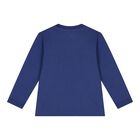 طقم بنطلون للأولاد بشعار تيدي باللون الأزرق , 1, hi-res