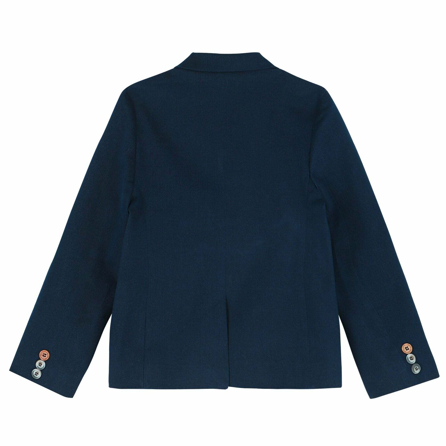 Boys Navy Blue Blazer, 1, hi-res