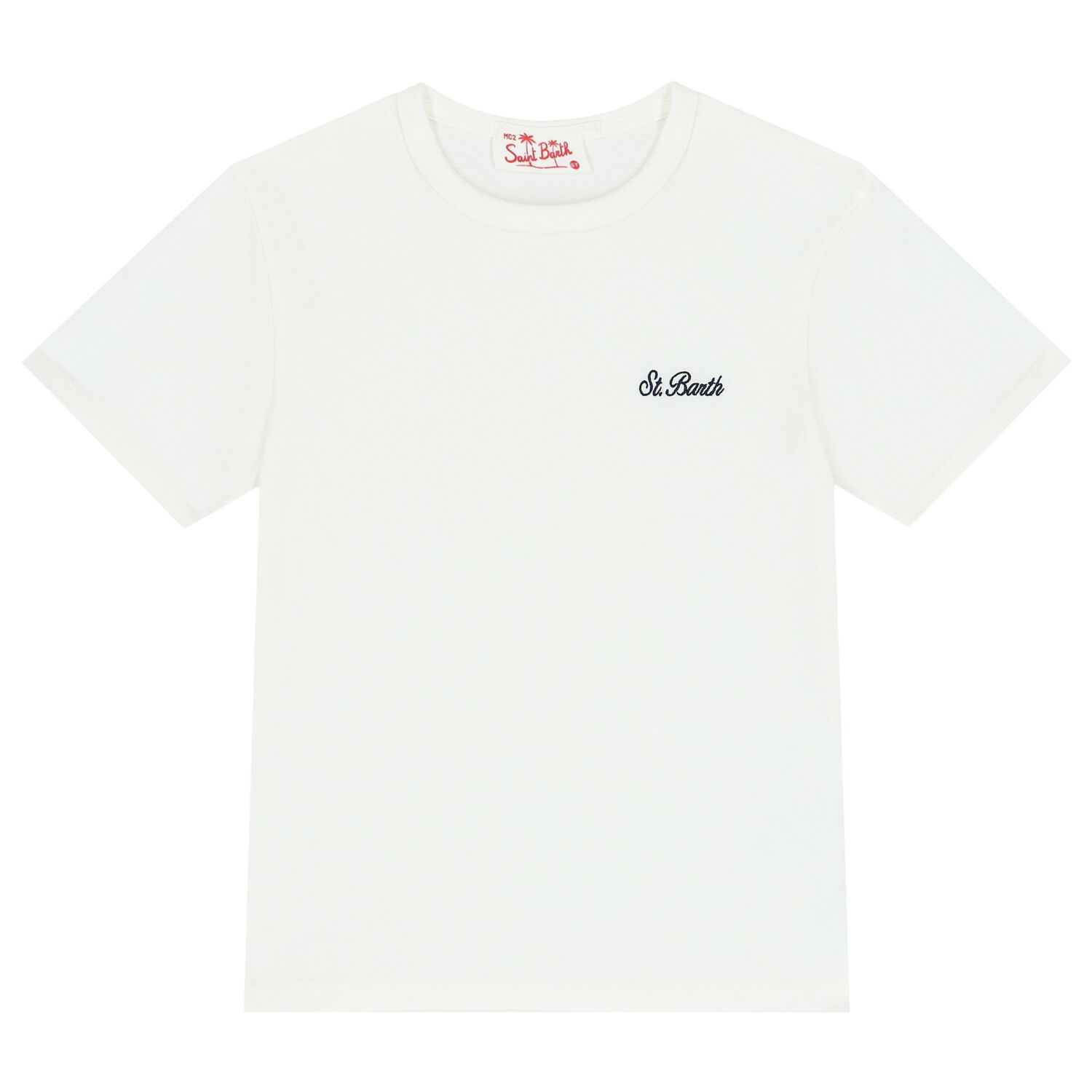 Boys White Logo T-Shirt, 1, hi-res image number null