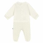 Ivory & Gold Babygrow, 1, hi-res