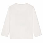 Boys Ivory Car Long Sleeve Top, 1, hi-res