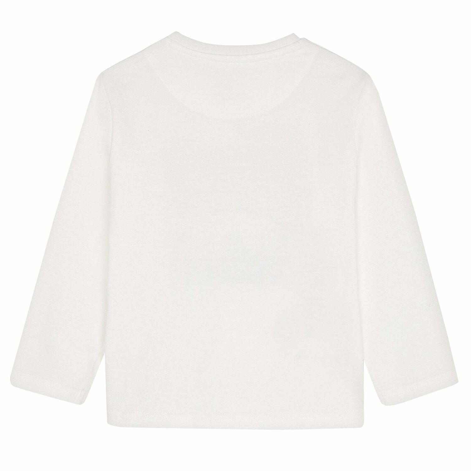 Boys Ivory Car Long Sleeve Top, 1, hi-res