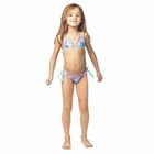 Girls Blue Crochet Bikini, 1, hi-res