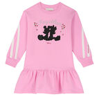Girls Pink Disney Embellished Dress, 1, hi-res