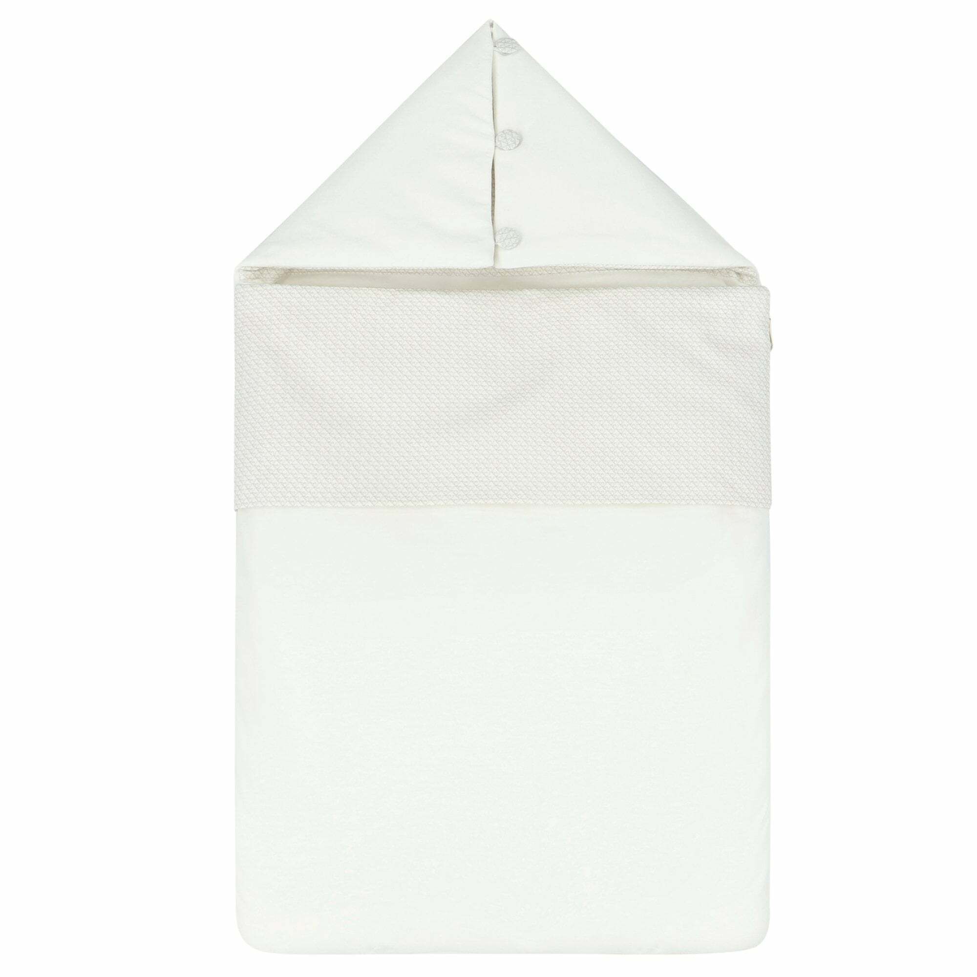 Emporio Armani Ivory Beige Logo Baby Nest Junior Couture UAE