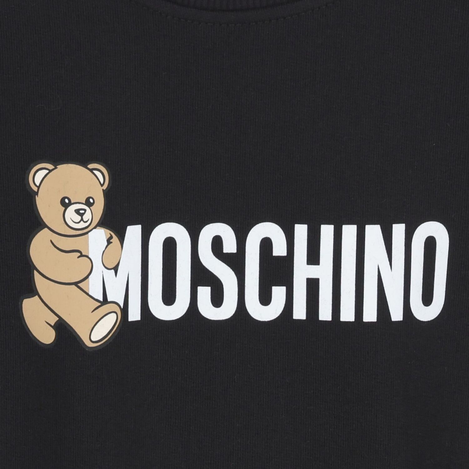 Black Teddy Bear Logo Sweatshirt, 6, hi-res image number null