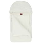 Baby Girls Ivory Heart Logo Nest, 1, hi-res