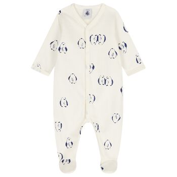 Ivory Penguin Babygrow