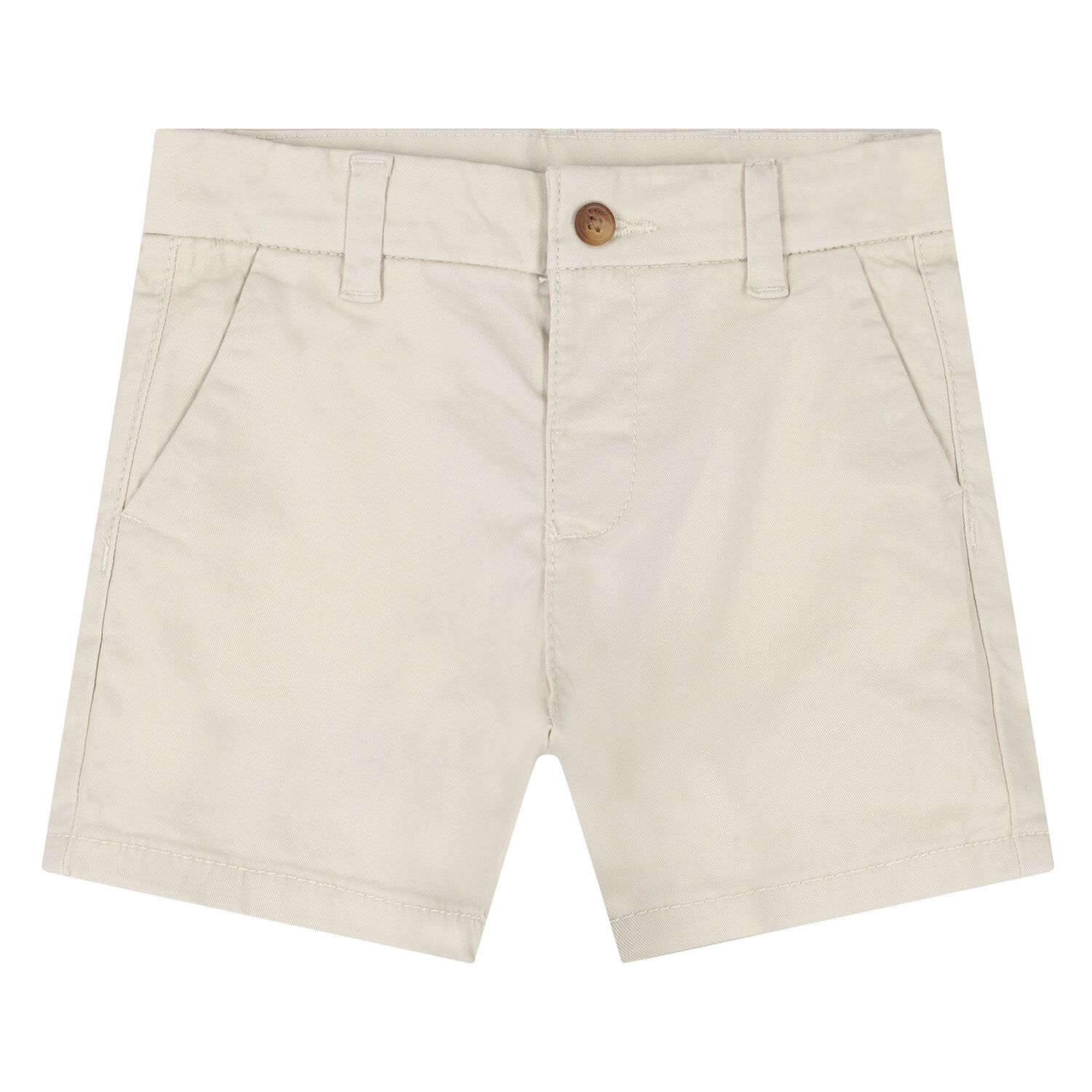 Younger Boys Beige Chino Shorts, 2, hi-res image number null