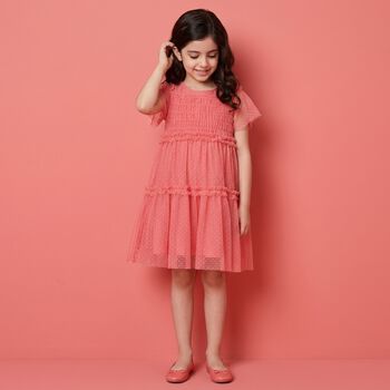 Girls Pink Tulle Dress