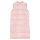 Girls Pink FF Logo Dress, 1, hi-res