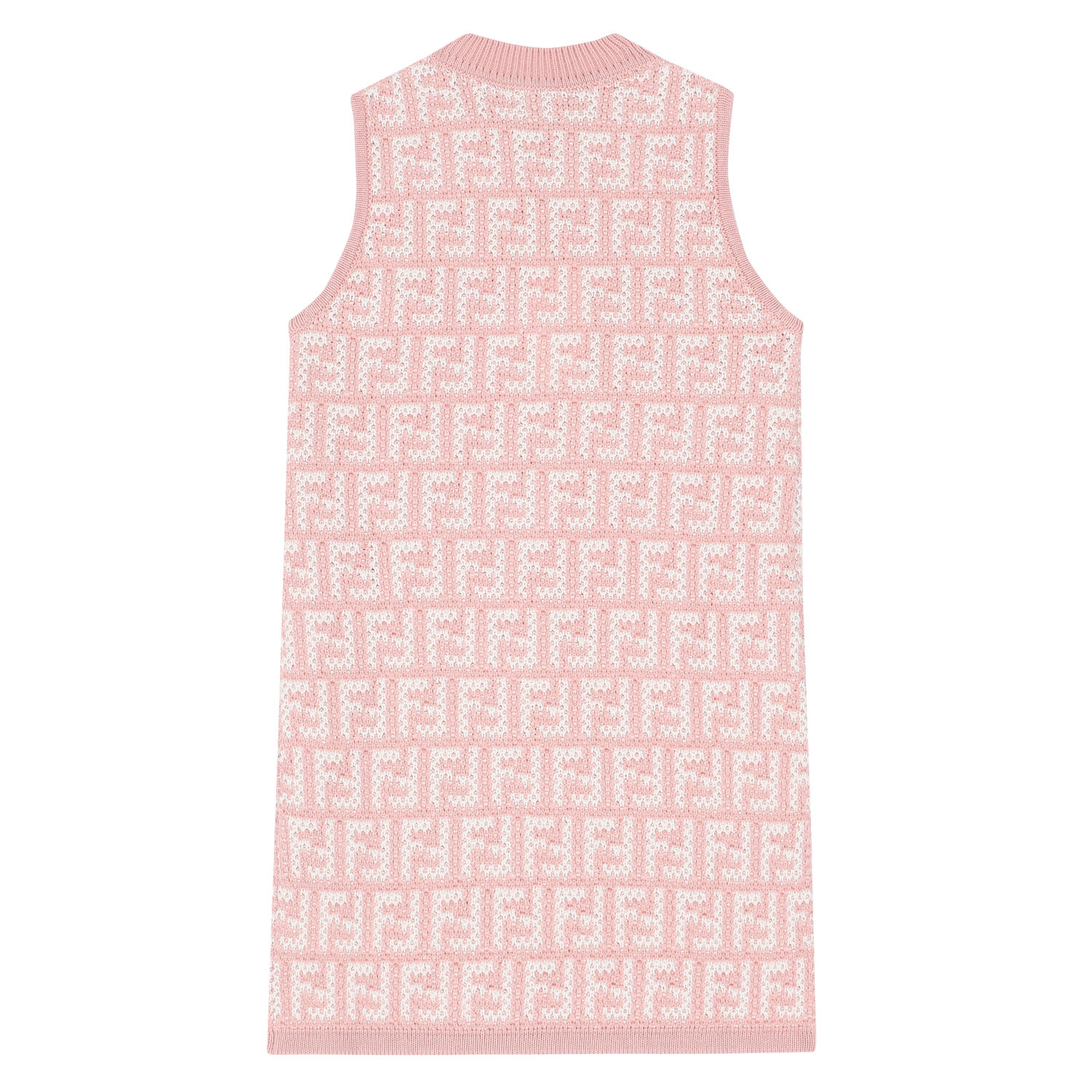 Girls Pink FF Logo Dress, 1, hi-res image number null