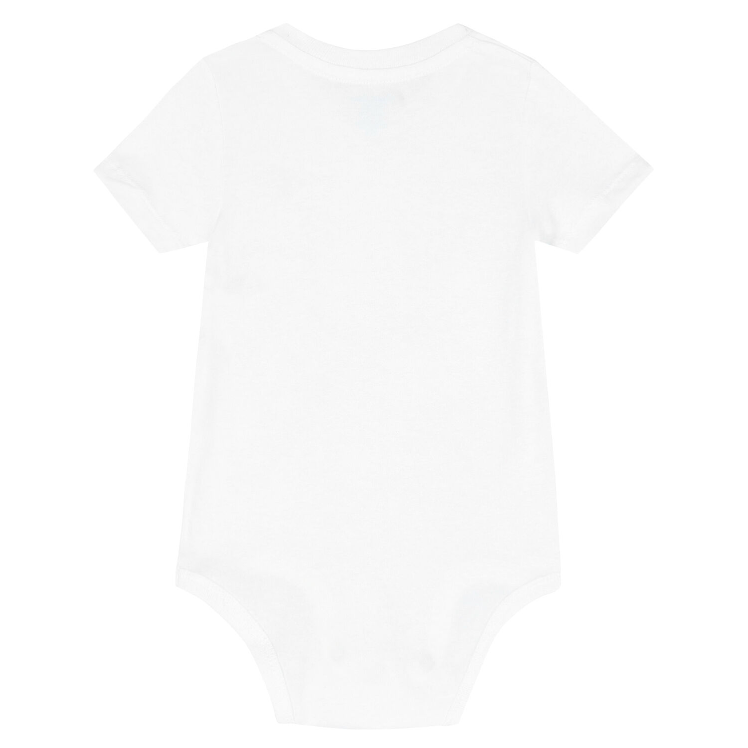 Baby Boys White Logo Bodysuit, 1, hi-res