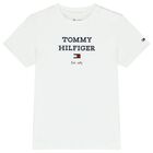 Baby Boys White Logo T-Shirt, 2, hi-res