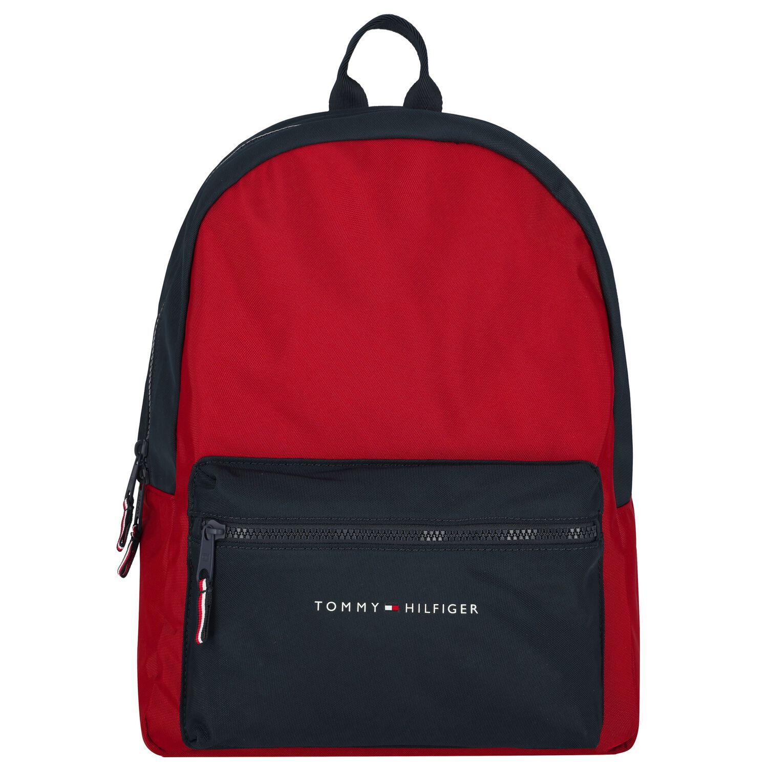 Boys Red & Navy Blue Logo Backpack, 1, hi-res image number null