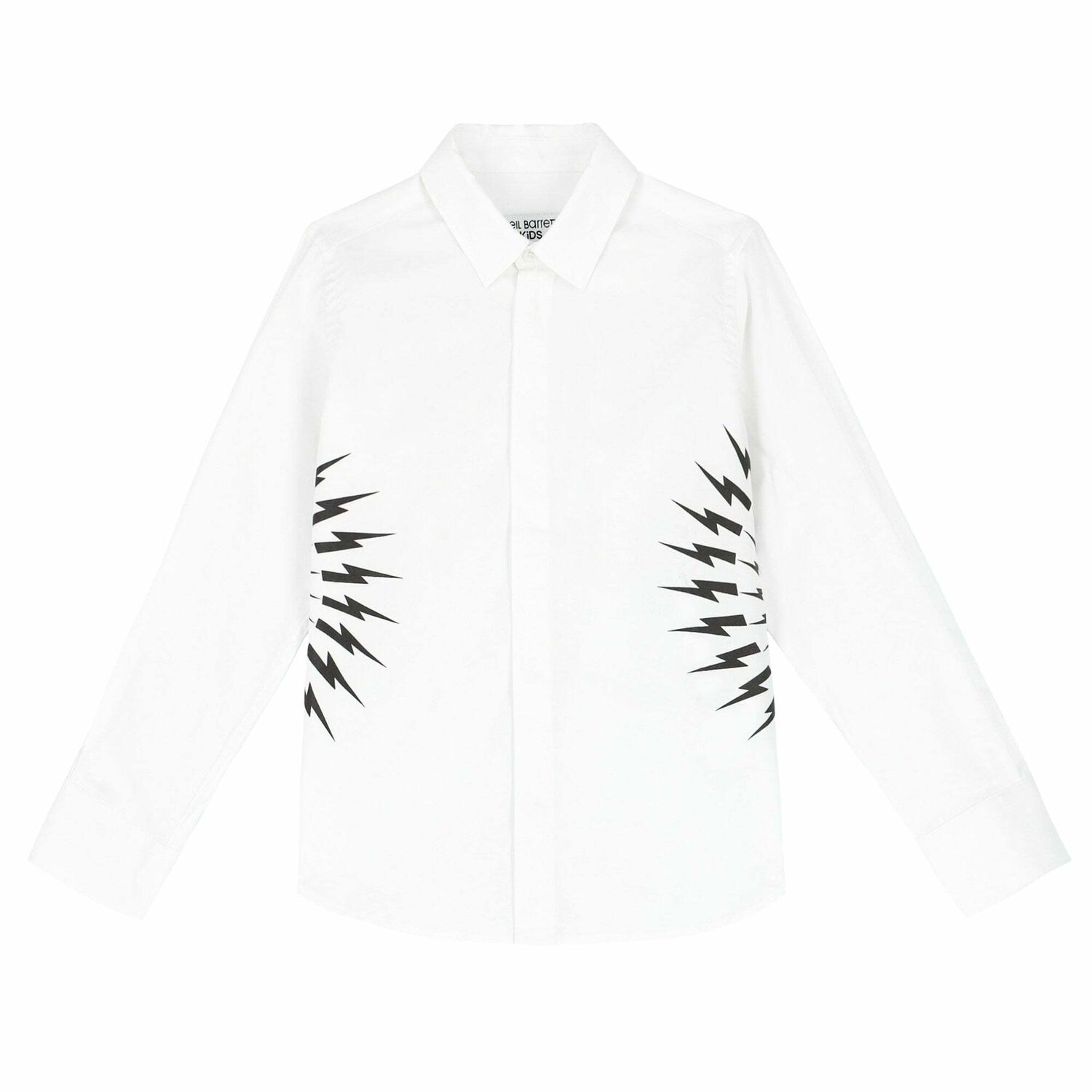Boys White Printed Shirt, 1, hi-res