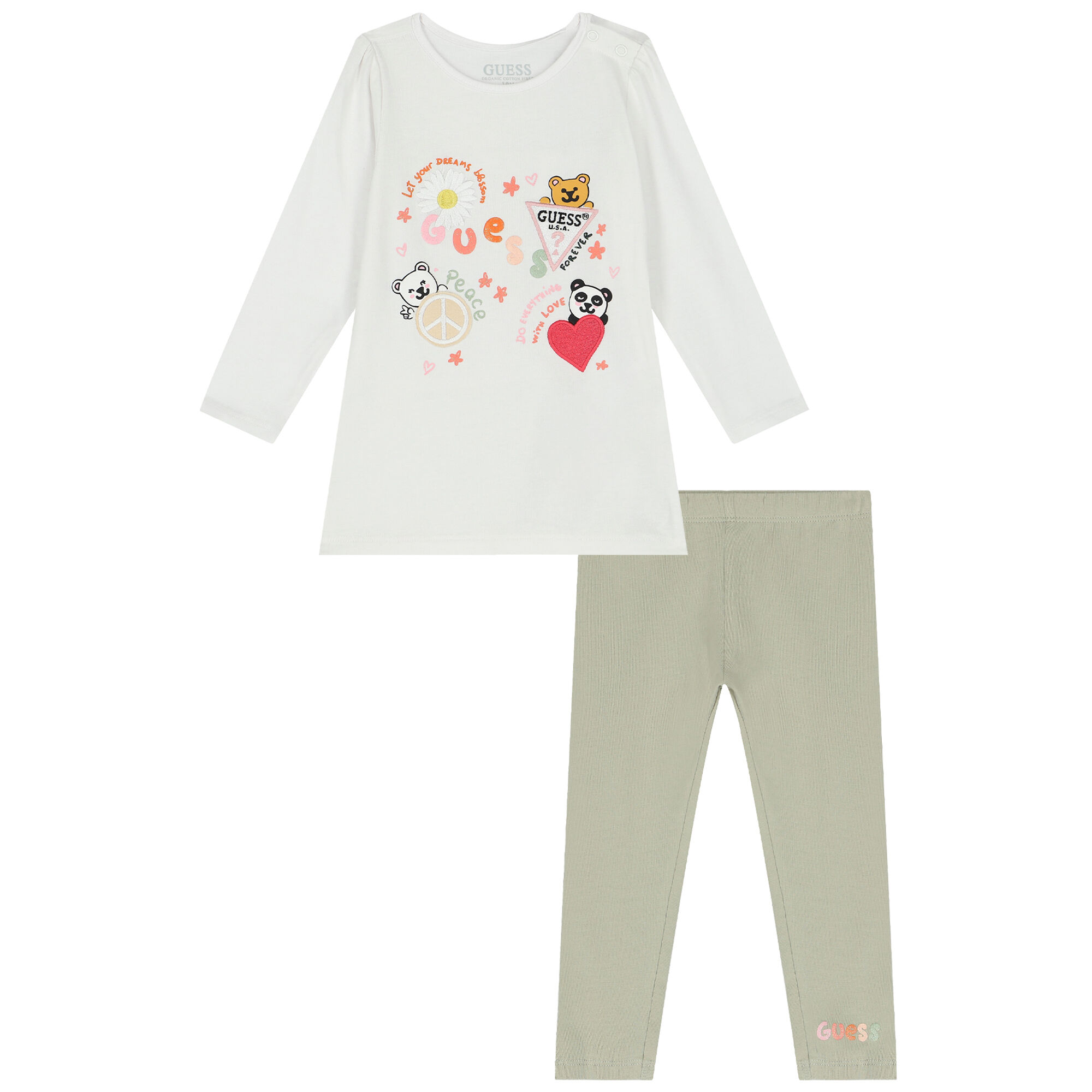 Baby girl online grey leggings