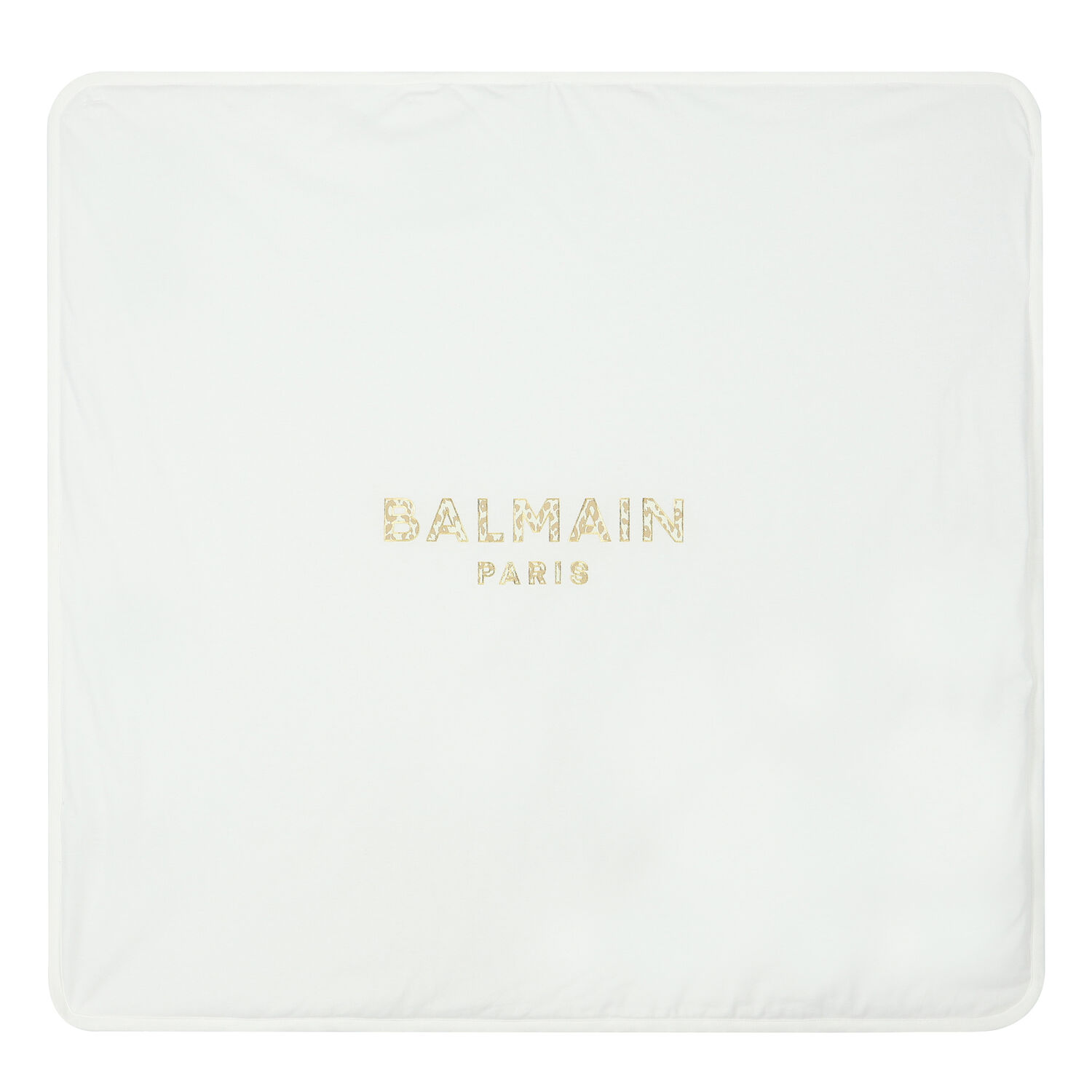 White Logo Baby Blanket, 1, hi-res