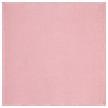 بطانية محبوكة باللون الوردي للبنات الصغار