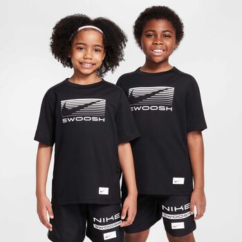Boys Black & White Logo T-Shirt