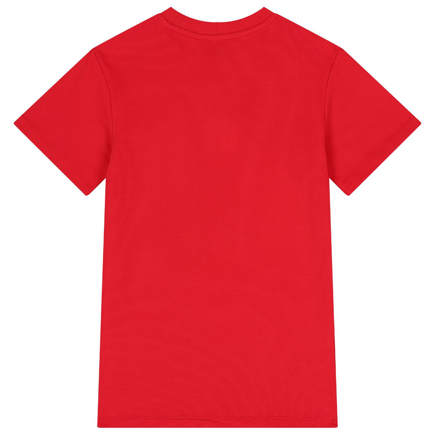 فستان بناتي أحمر بشعار حقيبة, 1, hi-res