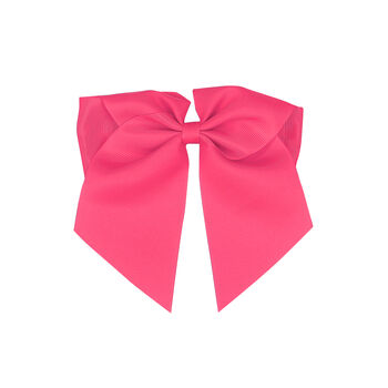 Girls Pink Bow Hair Clip