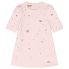 Girls Pink Embellished Dress, 2, hi-res