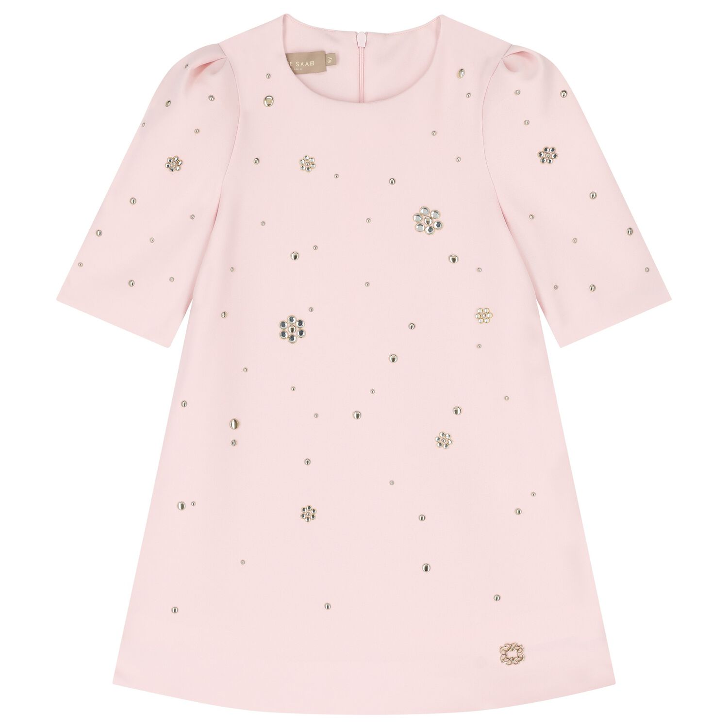 Girls Pink Embellished Dress, 2, hi-res image number null