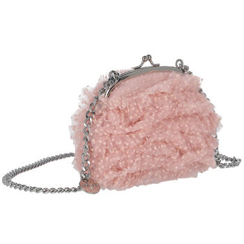 Girls Pink Tulle Shoulder Bag