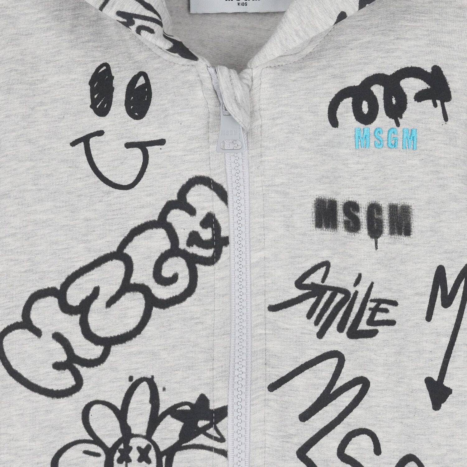 بدله رياضيه للاولاد بالشعار باللون الرمادى , 1, hi-res