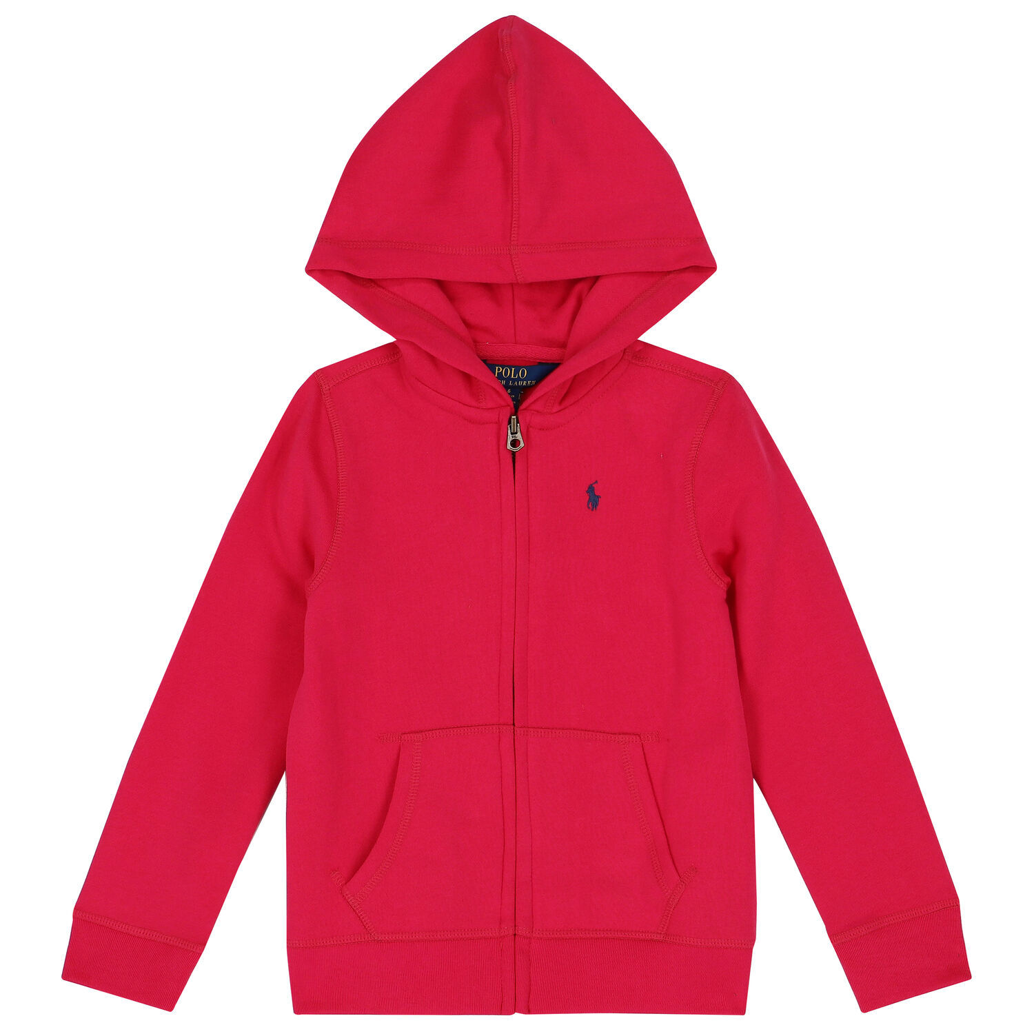 Girls Pink Logo Zip Up Top, 1, hi-res image number null