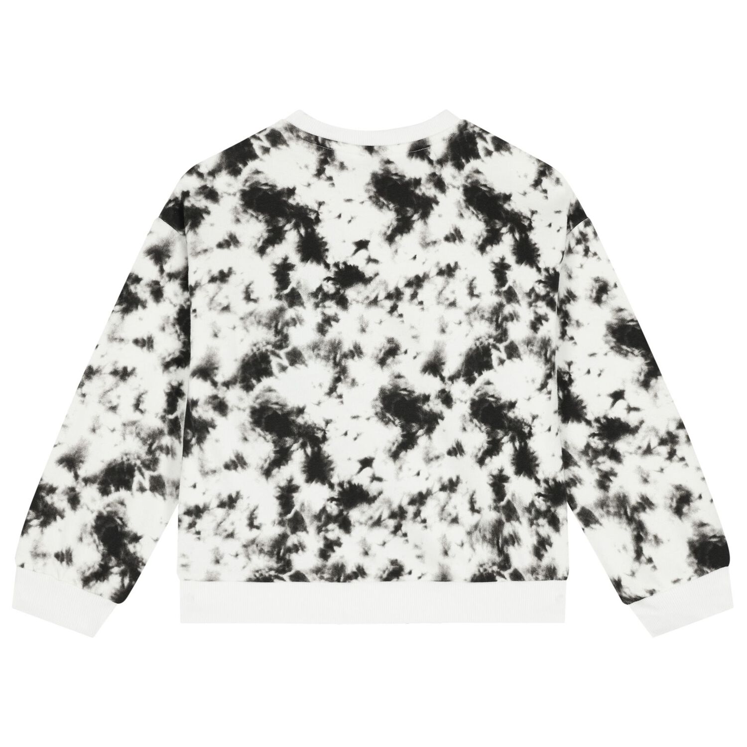 سويتشيرت بنات  بالشعار  باللون الأبيض و الأسود, 2, hi-res image number null