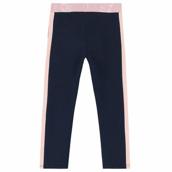 Girls Navy Blue Leggings