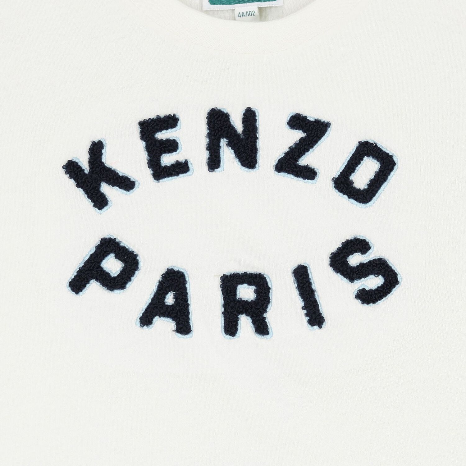 تي شيرت بالشعار باللون العاجي, 1, hi-res