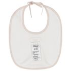 طقم بنات هدايا أفرول بالشعار باللون الوردي, 2, hi-res