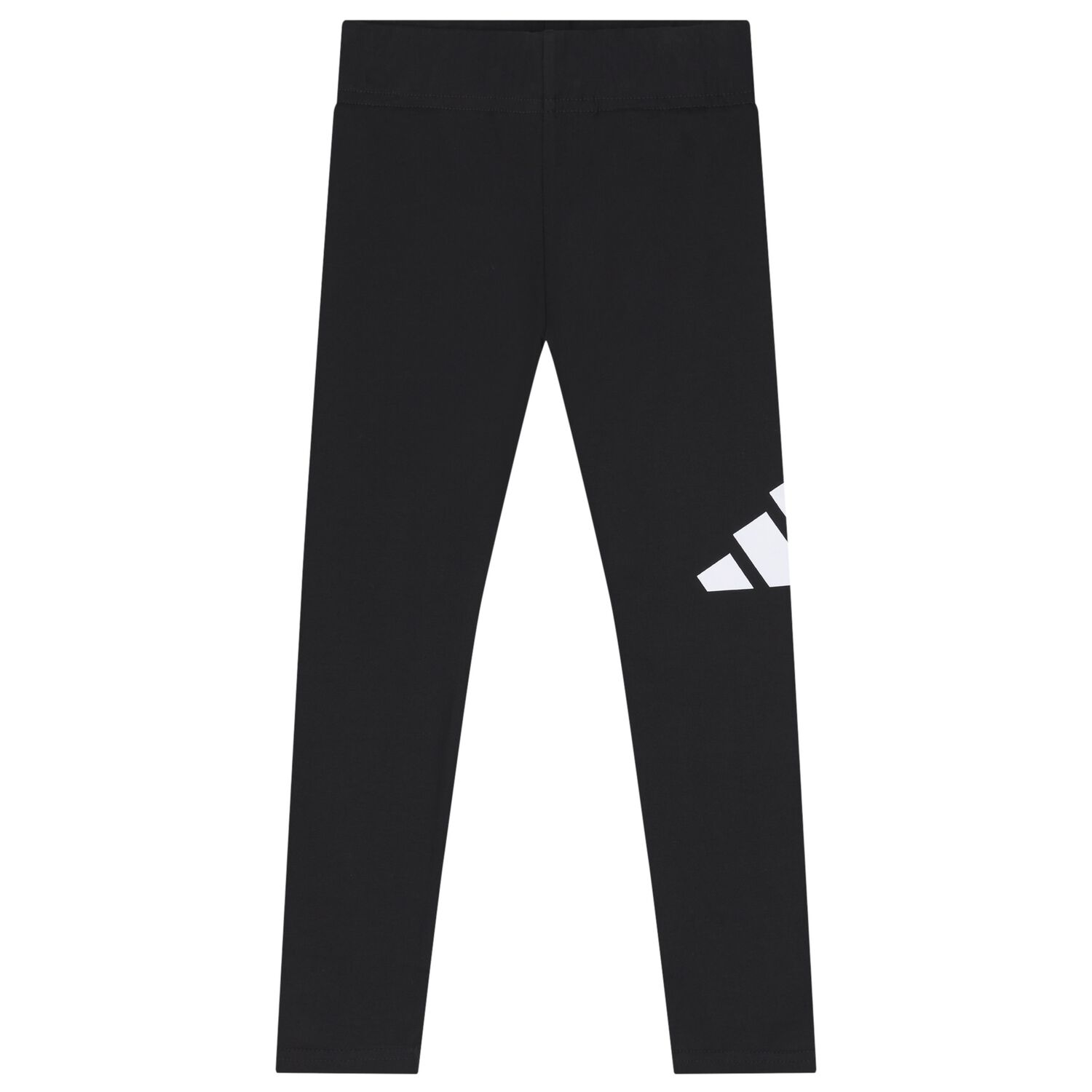 Girls Black Logo Leggings, 1, hi-res