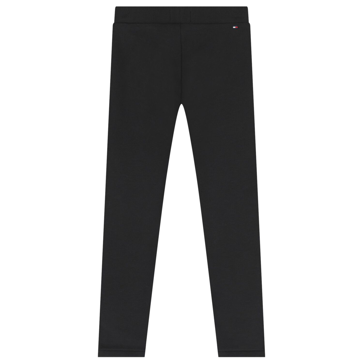 طقم ليجينز بنات بالشعار باللون الاسود , 1, hi-res