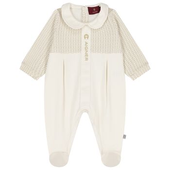Ivory Logo Babygrow