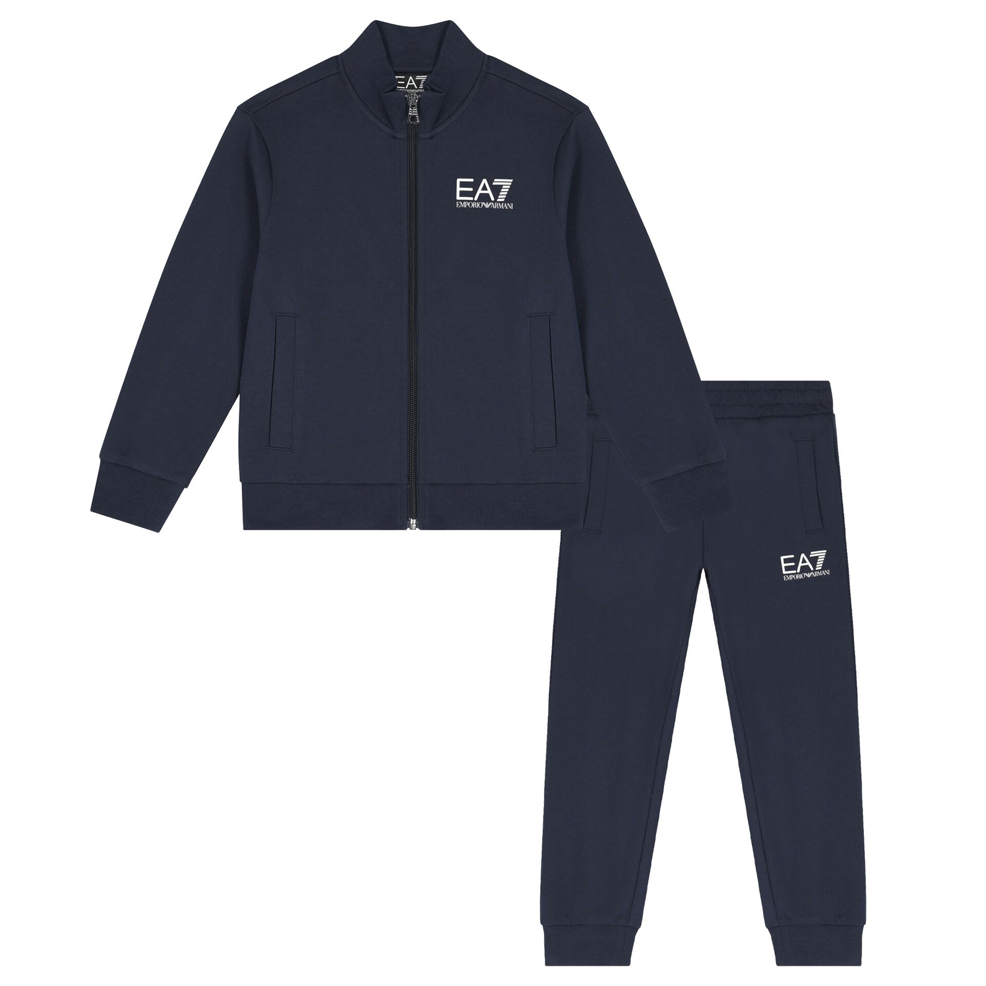 Navy armani tracksuit clearance