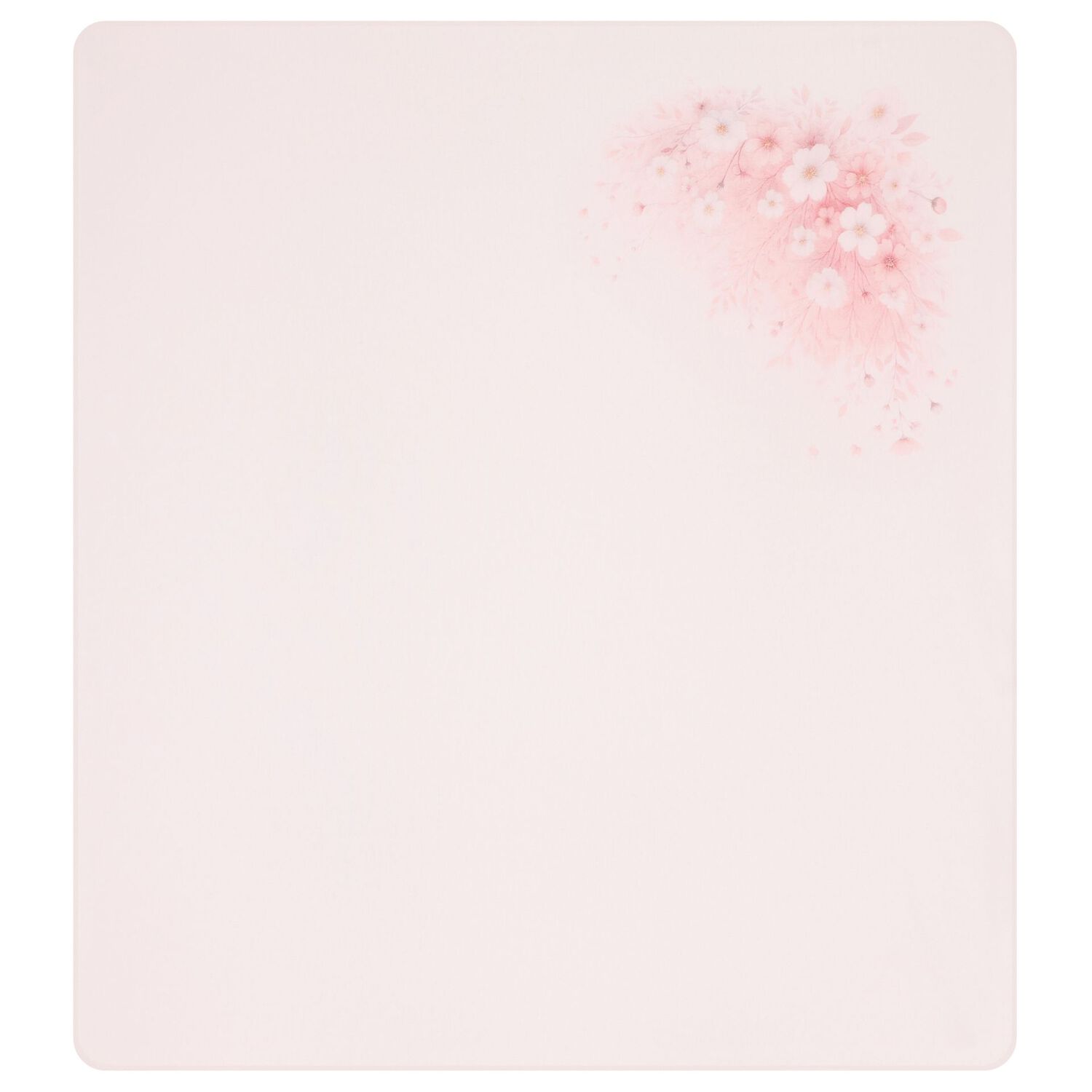 طقم بطانية زهرية باللون وردية للبنات, 1, hi-res