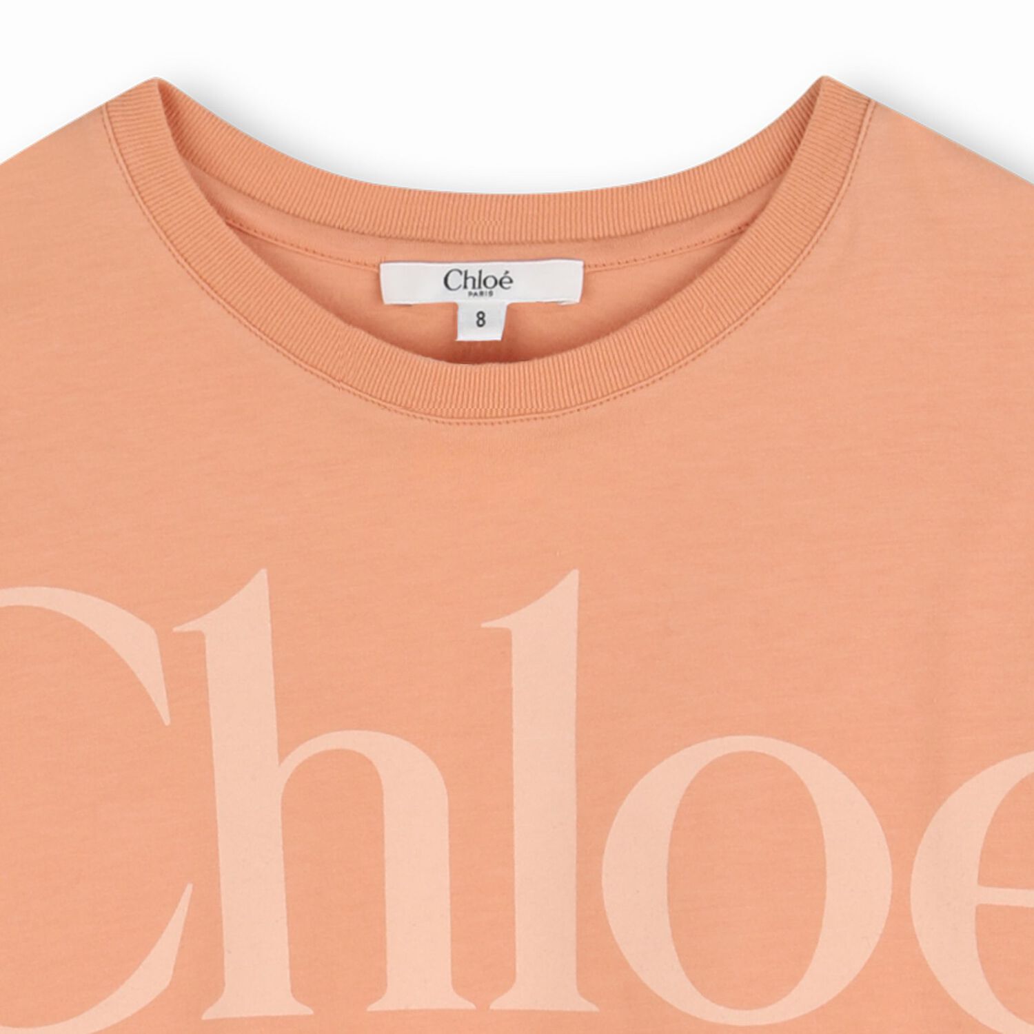 Girls Mini Me Orange Logo T-Shirt, 2, hi-res