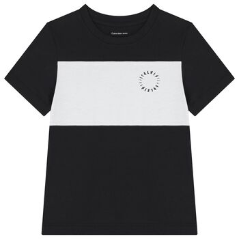 Boys Black Logo T-Shirt