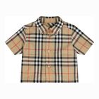 Baby Boys Beige Check Shorts Set, 1, hi-res