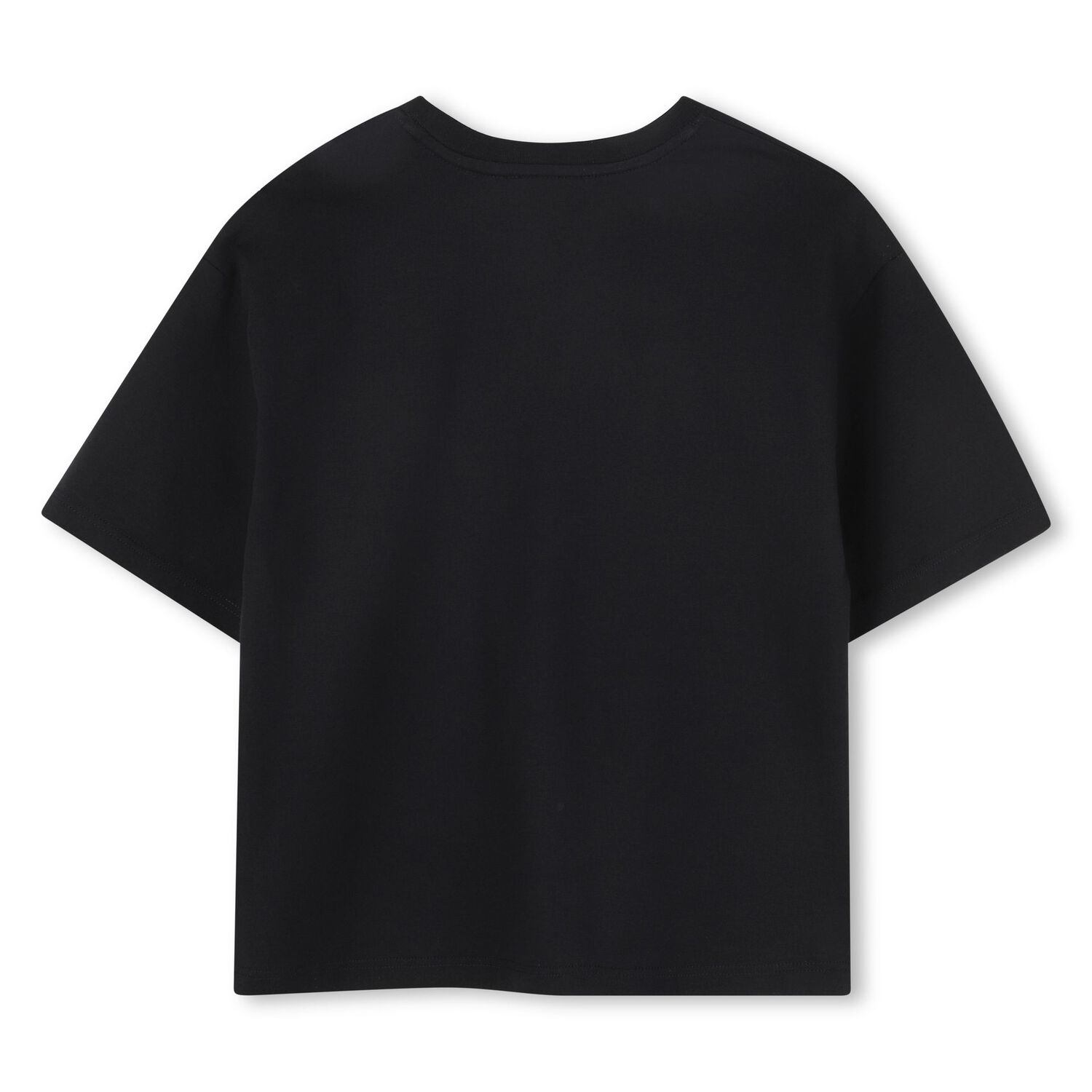 Boys Black Logo T-Shirt, 1, hi-res