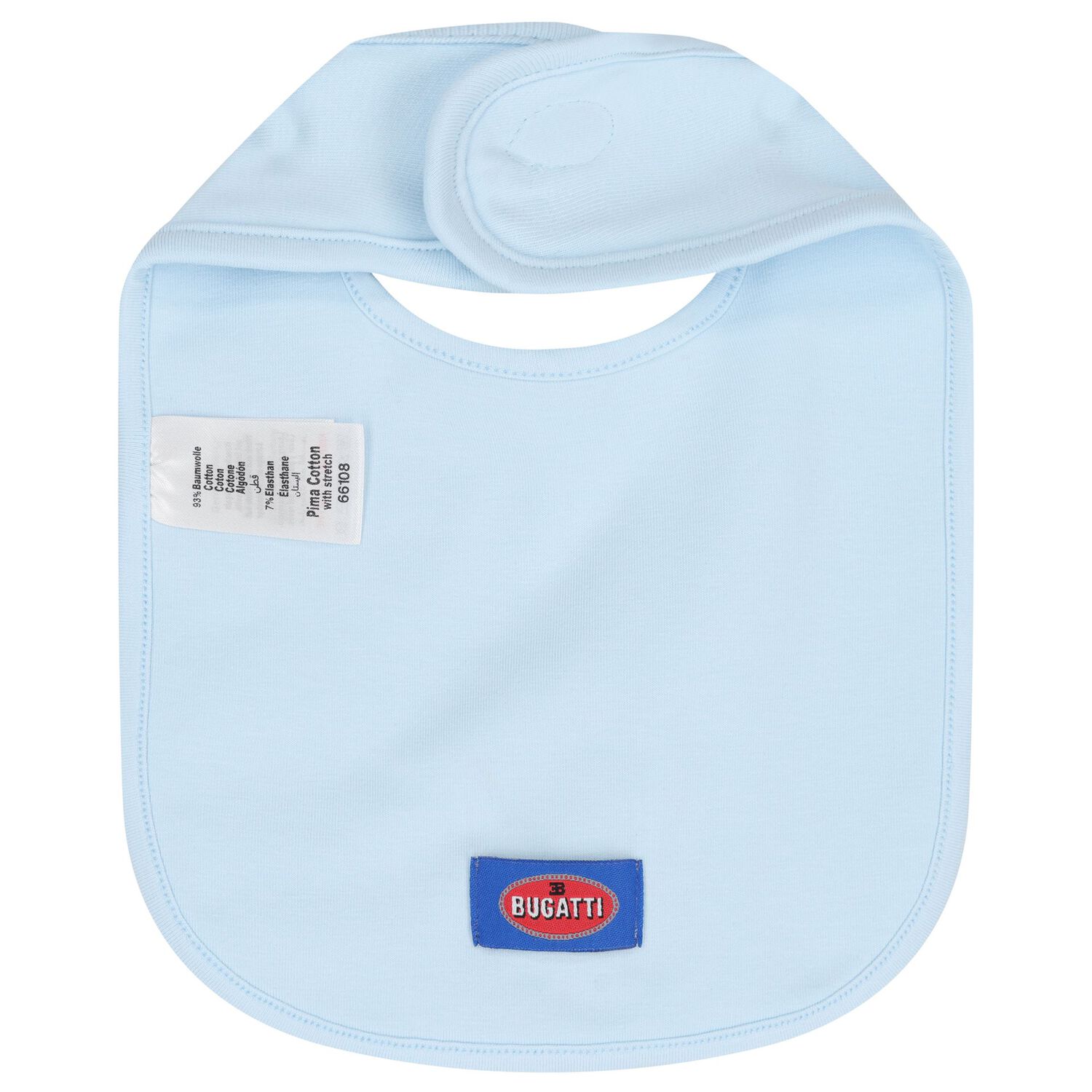 Baby Boys Blue Logo Bib, 2, hi-res