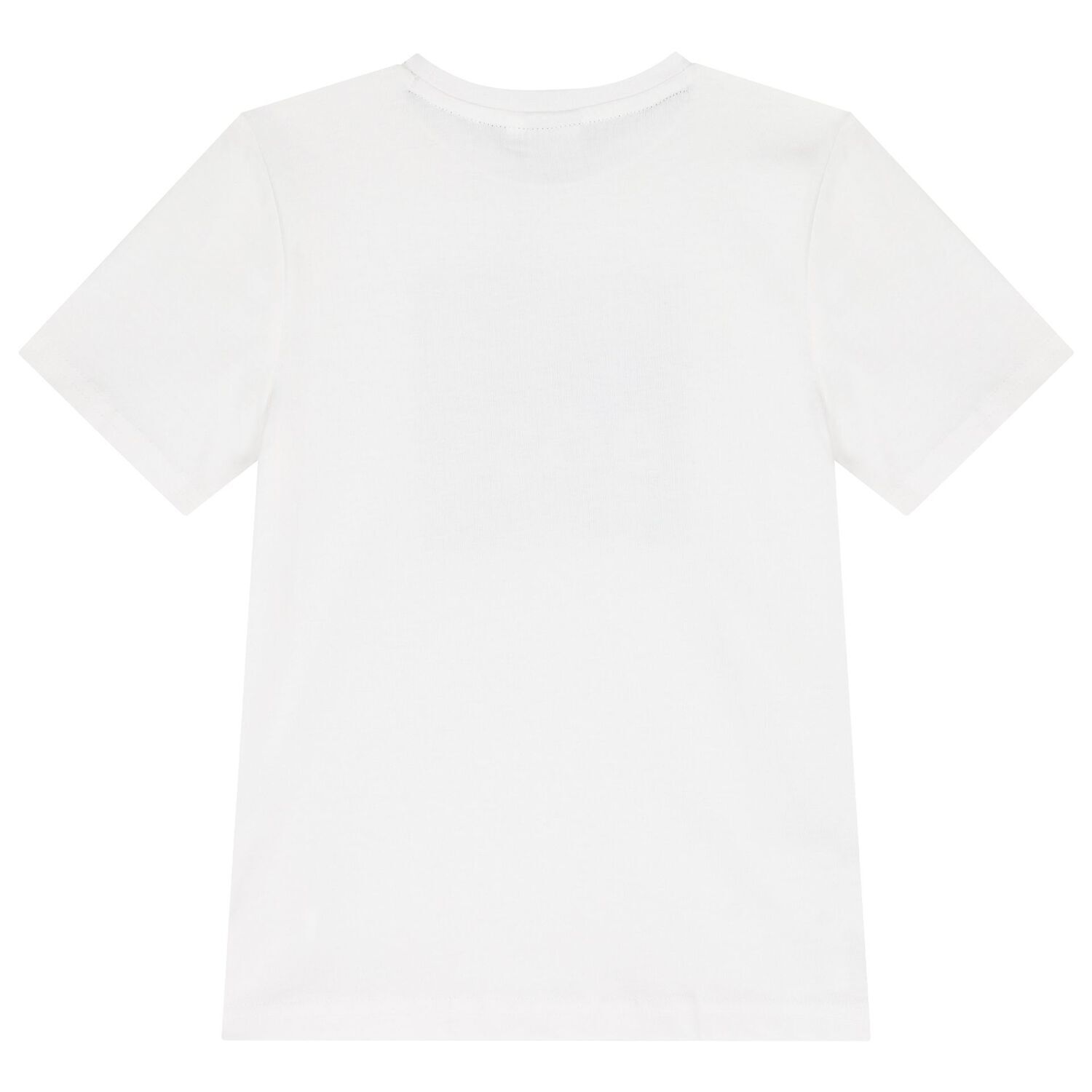 Boys White Logo T-Shirt, 1, hi-res image number null