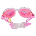 Girls Pink Heart Swimming Goggles, 1, hi-res