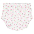 طقم بنات فستان بطبعة الزهور باللون الأبيض , 1, hi-res