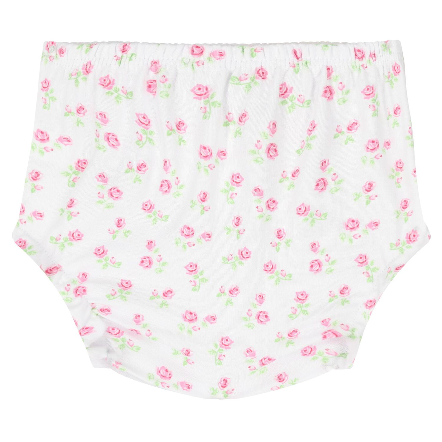 طقم بنات فستان بطبعة الزهور باللون الأبيض , 1, hi-res